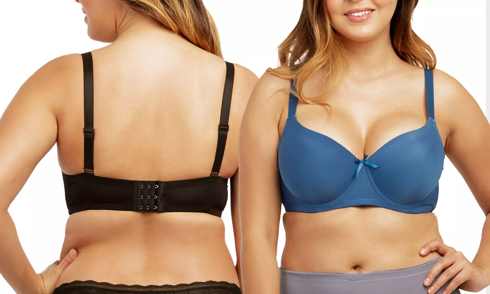 Women's Smooth T-Shirt Bras (6-Pack) in D and DD Cup - Second Medium