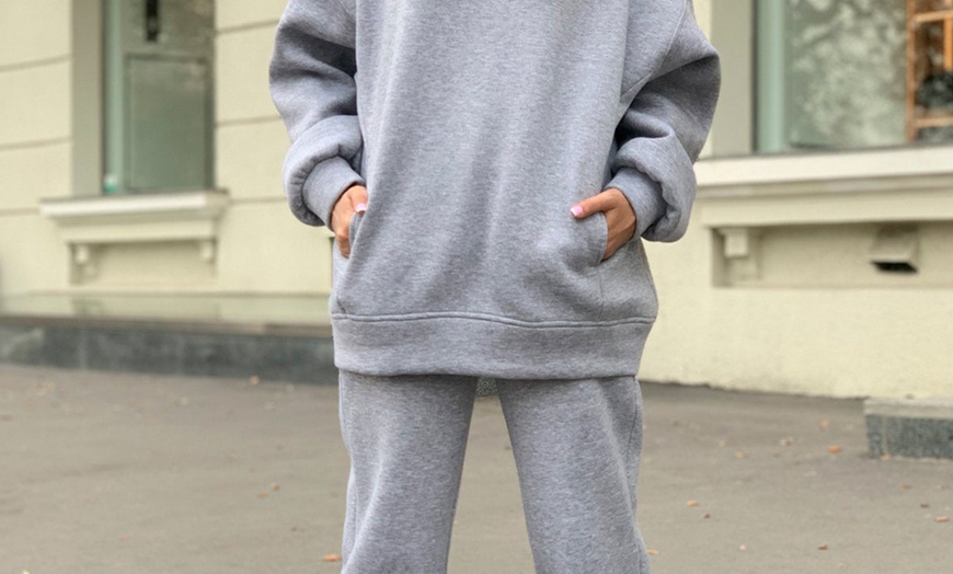 Image 9: Women's Street-Style Hoodie and Pants Set