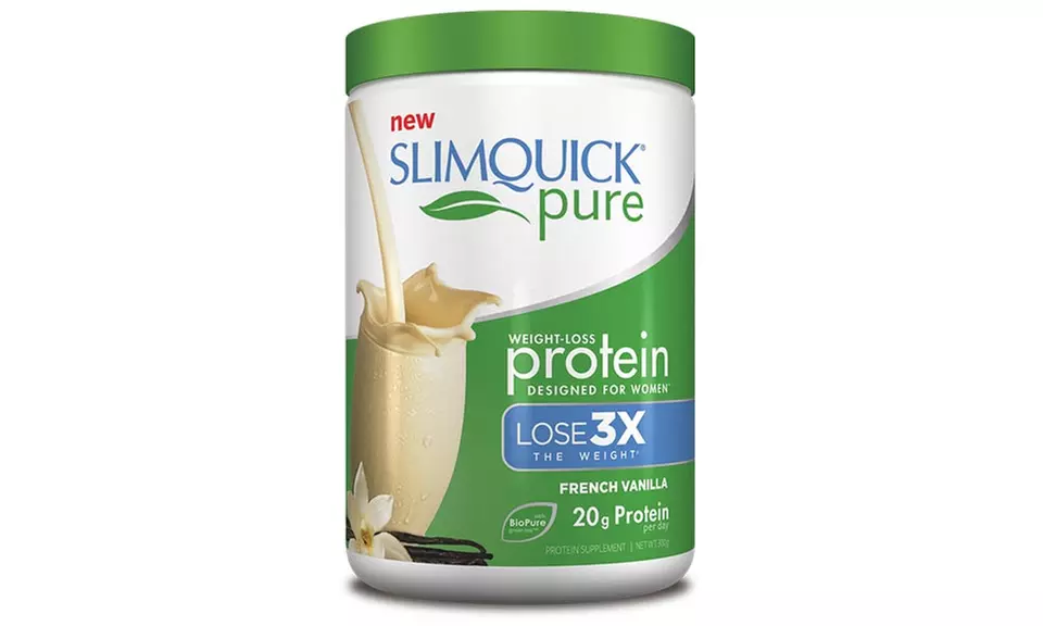 Slimquick Pure Weight-Loss Protein Powder in Double Chocolate or French Vanilla (300g) - Second Medium