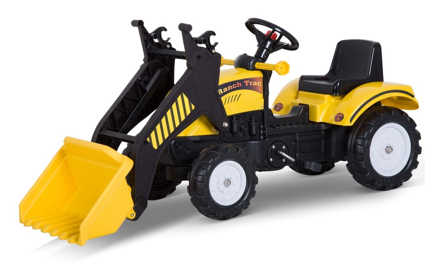 Image 4: Kids' Pedal Ride-on Go-Kart Tractor