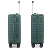 Image 6: Three-Piece Sleek Geometric Pattern Hard Shell ABS+PC Suitcase Set 