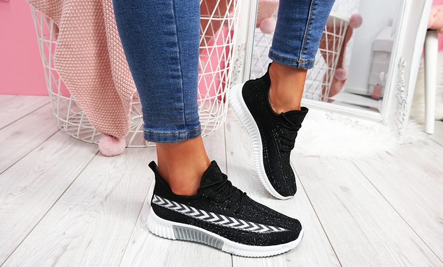 Image 12: Lace-Up Chunky Sole Trainers