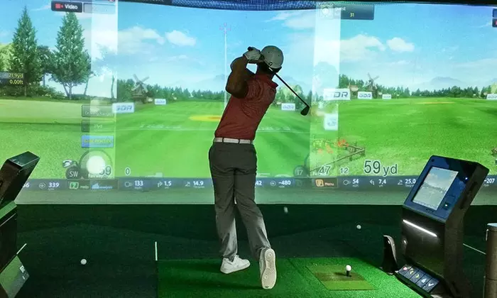 2- or 4-Hour Golf Simulator Rental from The Hitting Zone Indoor Golf Centre (Up to 30% Off) - Primary Image