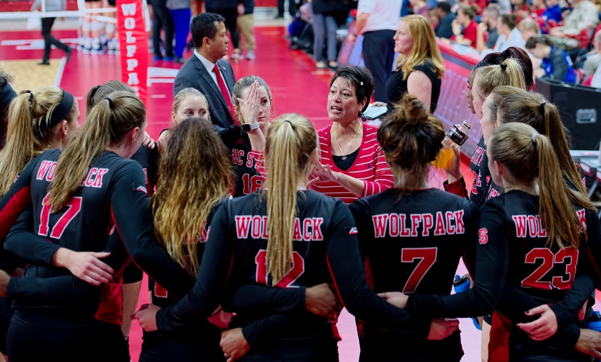 NC State Volleyball Cub Camp NC State University Wolfpack