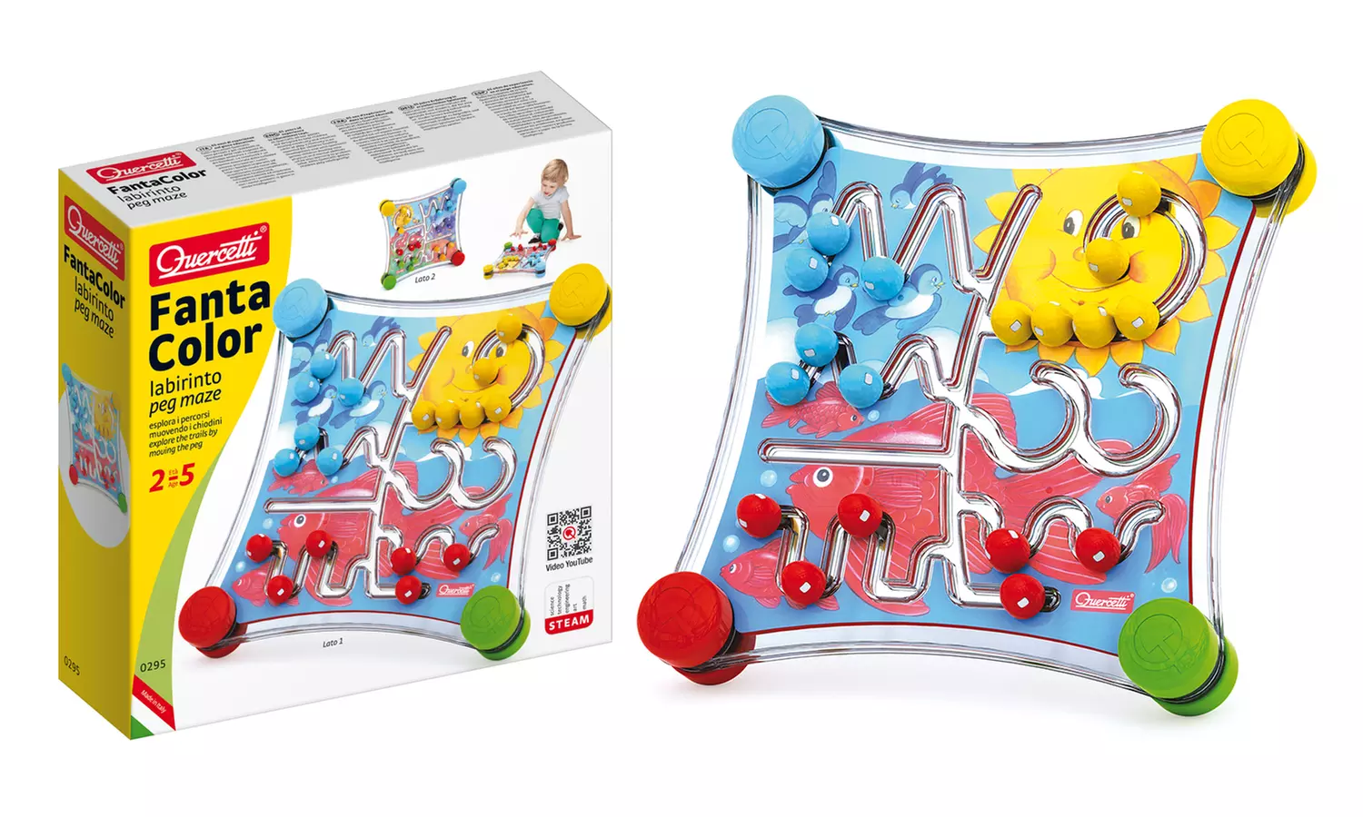 Jeu de labyrinthe Fantacolor pour enfants de Quercetti - Primary Image