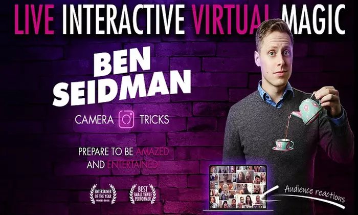 Ben Seidman: Camera Tricks Live Interactive Virtual Magic Show (July 10–July 22) - Primary Image