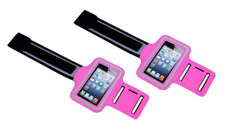 Image 12: One or Two Sports Armbands for iPhone