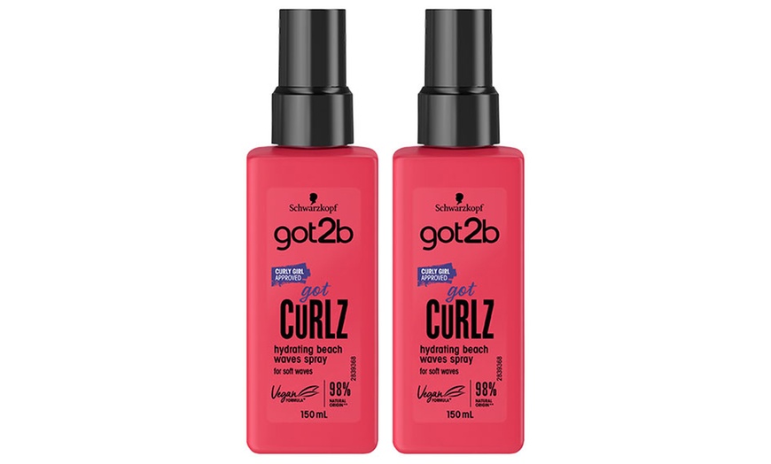 Image 3: Up to Three Schwarzkopf Got2b Got Curlz Curly Waves Hair Sprays 150ml