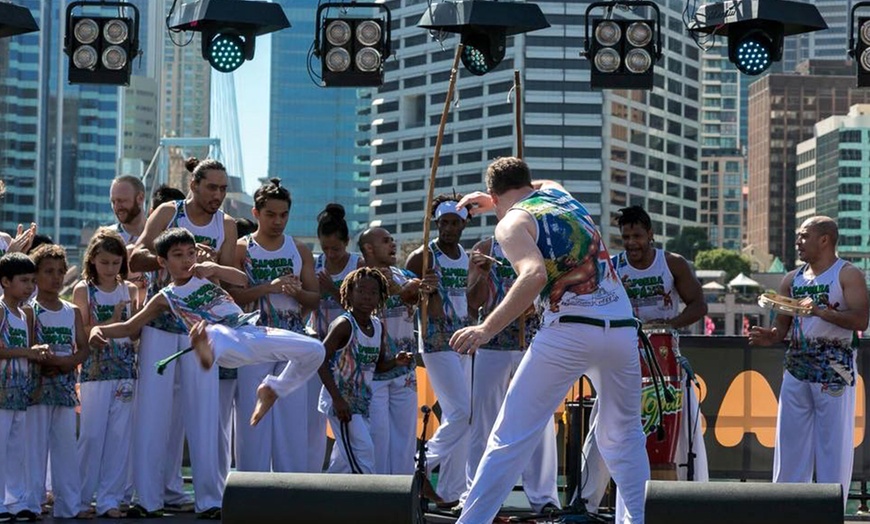 Image 2: $9 Kids Capoeira Class