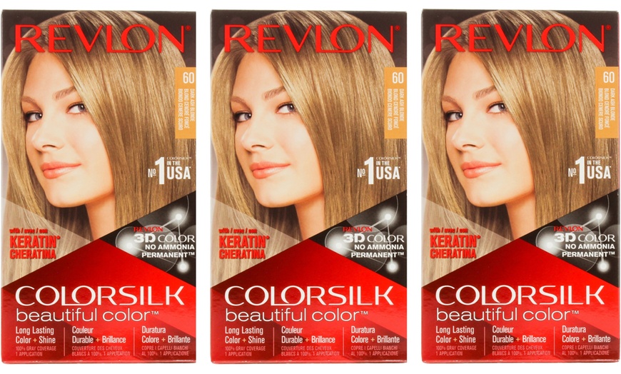 Image 19: Revlon Colorsilk Permanent Hair Colour Three-Pack