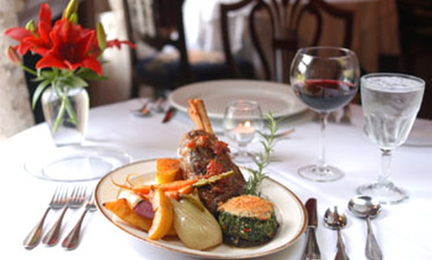 Image 3: Three, Five or Seven Course Customizable Dinner w/ Wine for Two