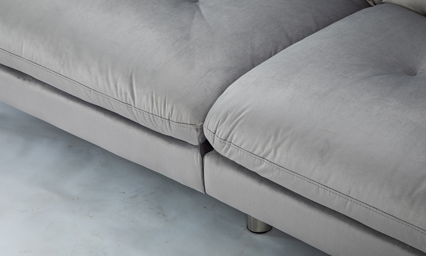 Image 13: Sofa Bed with Two Bolster Cushions