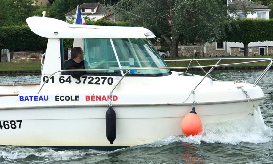 Image 1: Permis bateau côtier et/ou fluvial avec BATEAU ECOLE BENARD