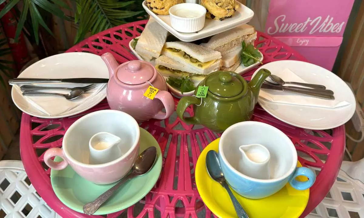 Luxury Afternoon Tea in Manchester City Centre at Alex's Bakery