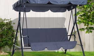 Outsunny Three-Seater Swing Chair