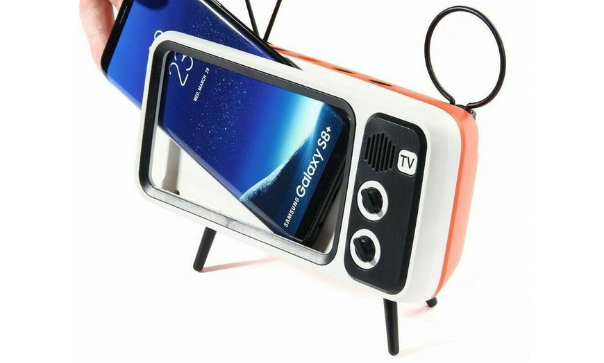 Image 2: Phone Holder with Speaker