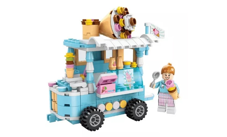 Image 12: Mini Food Car Building Blocks Collection