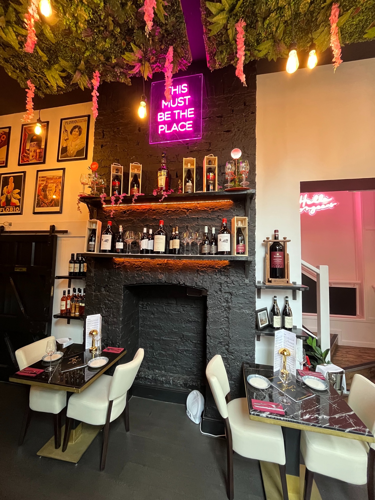 Small Cicchetti Plates with an Aperol Spritz Cocktail Each