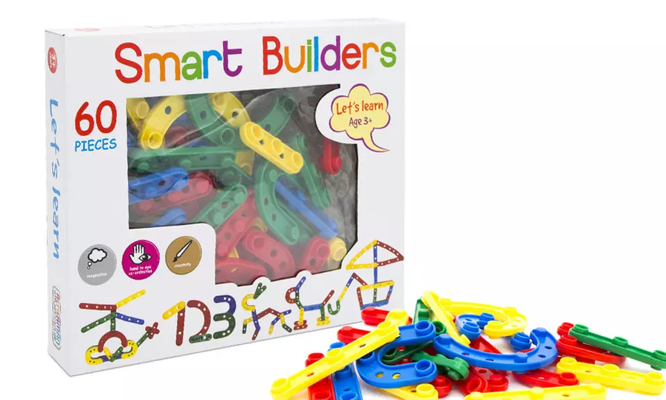 60-teiliges buntes Bausatz für Kinder - Second Medium