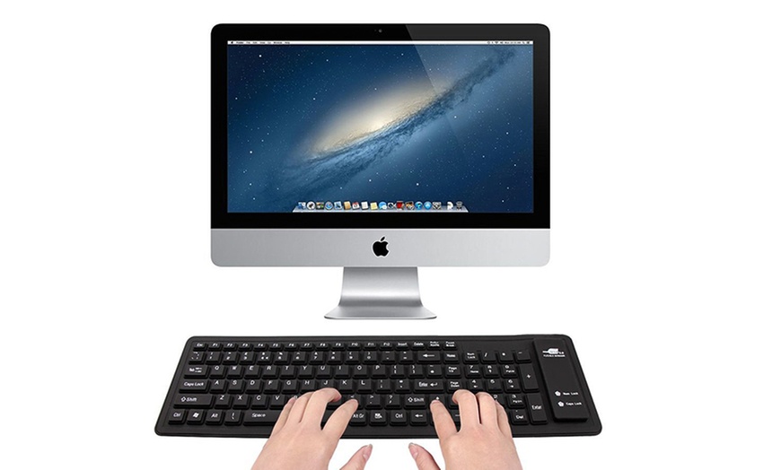 Image 11: Foldable Roll-Up USB Keyboard