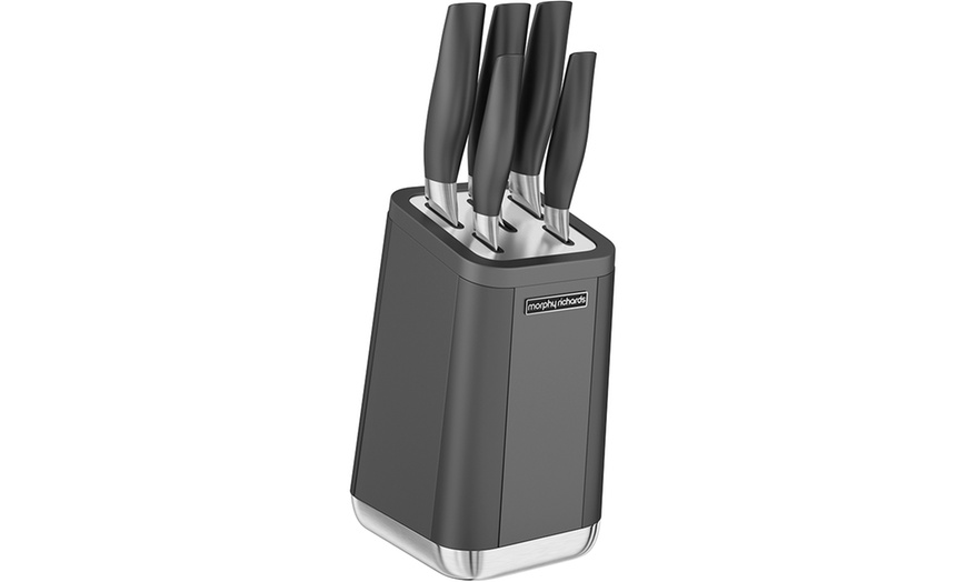 Image 8: Morphy Richards Knife Block Set