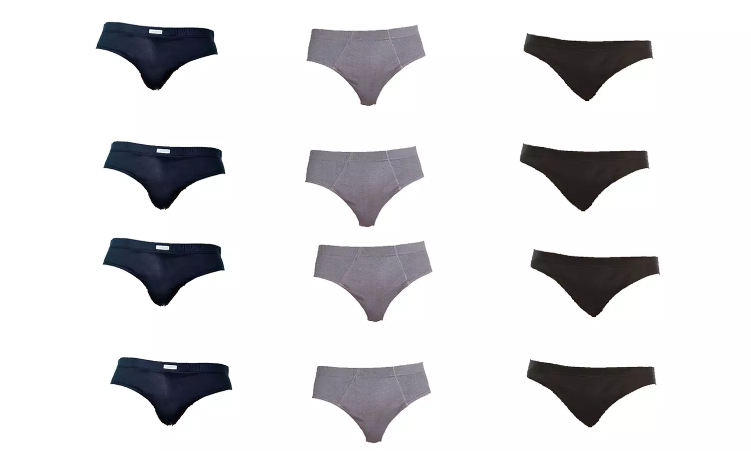 Set di 6 o 12 slip uomo