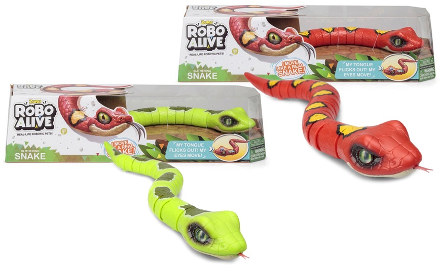 Image 1: Tobar Robo Alive Snake Toy