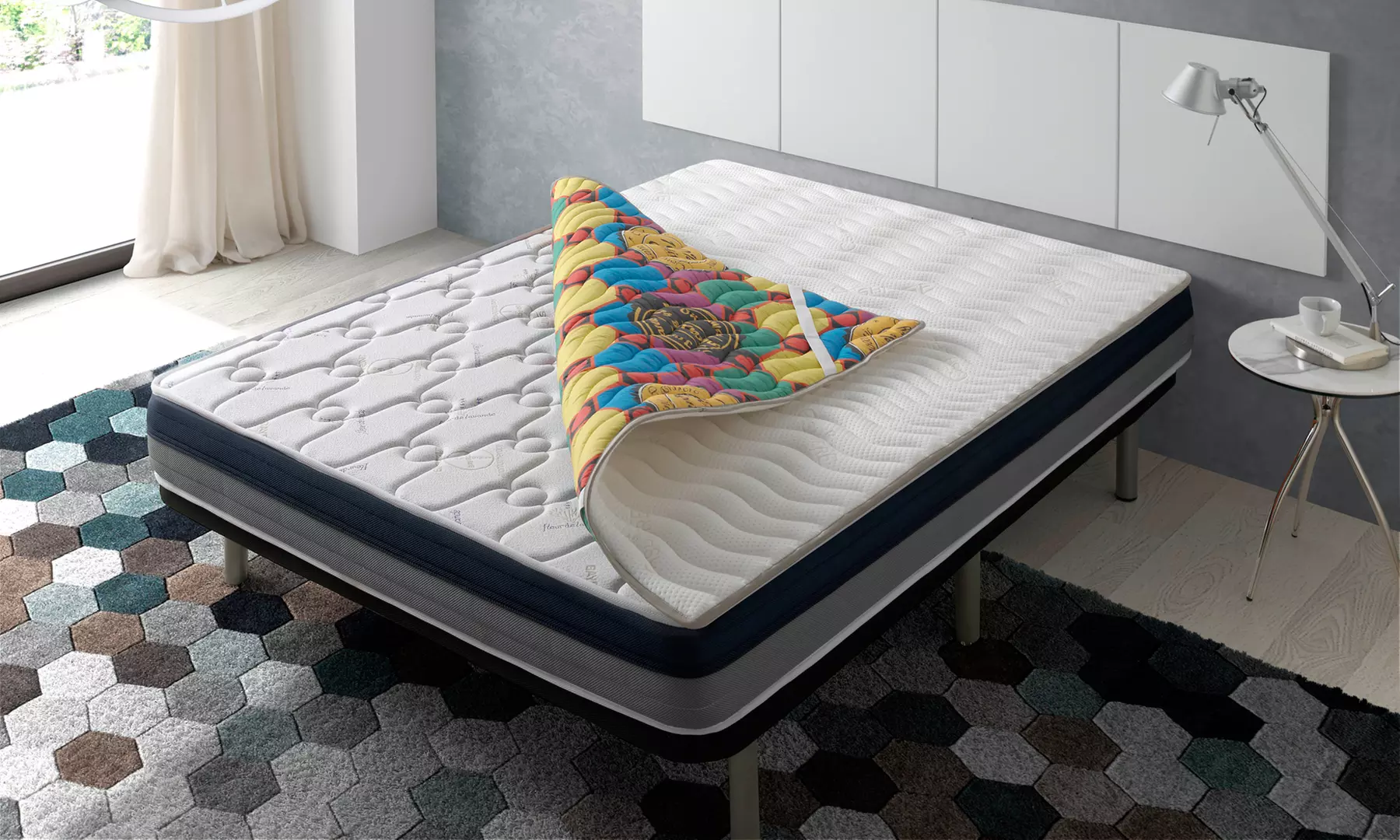 Eco DE 4D Deluxe Matratzen-Topper in der Größe nach Wahl - Primary Image