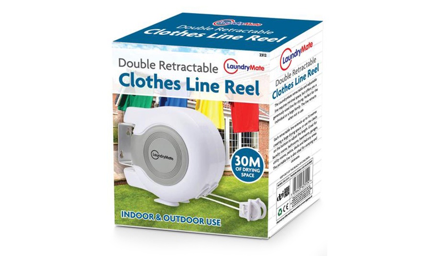 Image 5: 30m Double Retractable Line