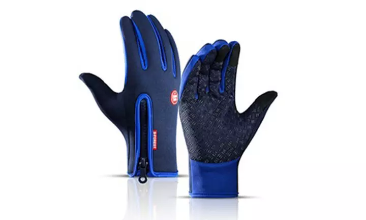 Touchscreen handschoenen met rits