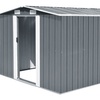Image 5: Outdoor Metal Garden Storage Shed with an Apex Roof 12ft x 10ft 