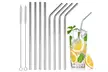 Stainless Steel Straws. Multiple Colors Available (4 or 8-Pack) - Second Medium