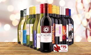 image for 81% Off 15 Bottles of Holiday Wine
