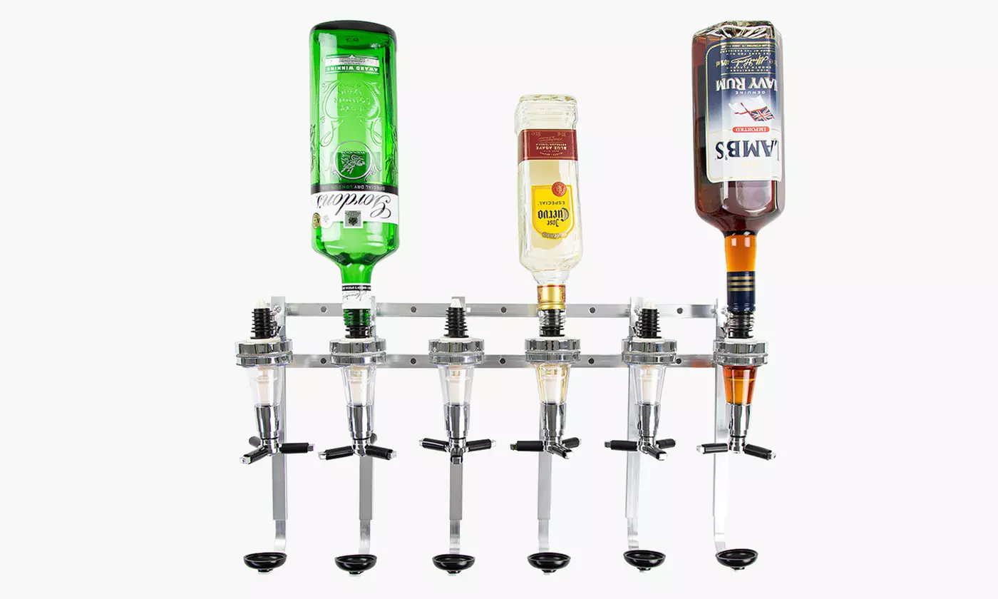 Six-Bottle Wall-Mounted Spirit Dispenser - Image 5