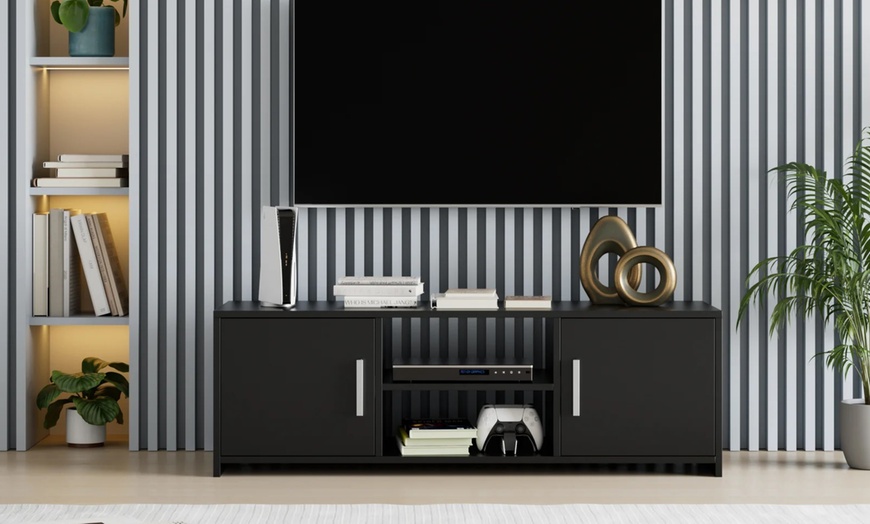 Image 8: Black TV Stand