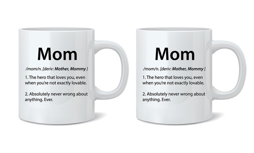 Image 27: One or Two Definition Novelty Mugs