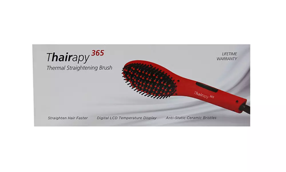 Thairapy 365 Thermal Straightening Brush with Digital Display - Second Medium