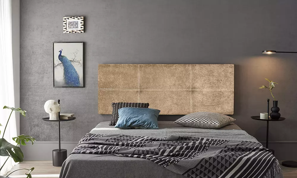 Cabecero Dalia tapizado en tela nido antimanchas Acualine