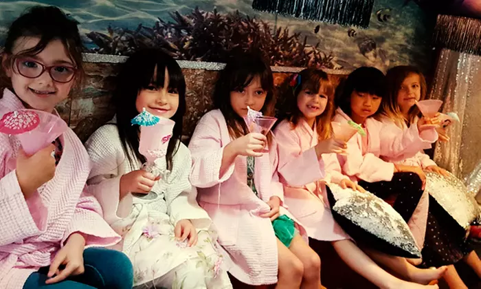 Touch of Sass: Spa + Optional Makeup & Karaoke for 5 Girls (Ages 3-12)
