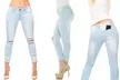 Cover Girl Ripped Skinny Jeans for Women and Juniors - Second Medium