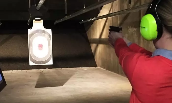 Range Time or Laser Guided Steel Target Game for Two at Shot Spot (Up to 65% Off). Four Options Available.  - Primary Image