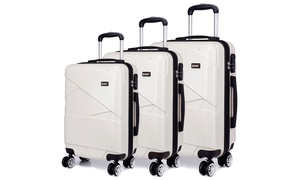  Kono Hard-Shell Lightweight Suitcases or a Set 