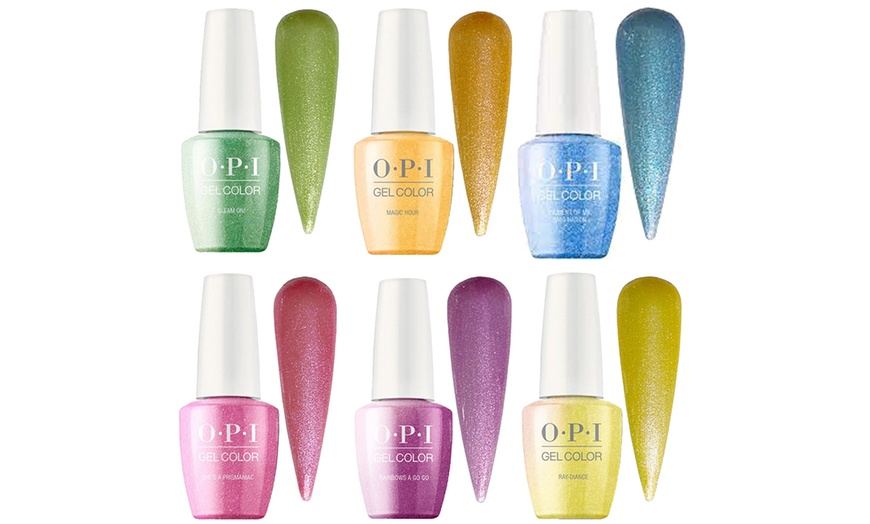 Image 1: Six-Pack of OPI Gel Nail Polishes