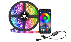 One or Two 1m,2m or 5m Smart Bluetooth LED Strip Lights