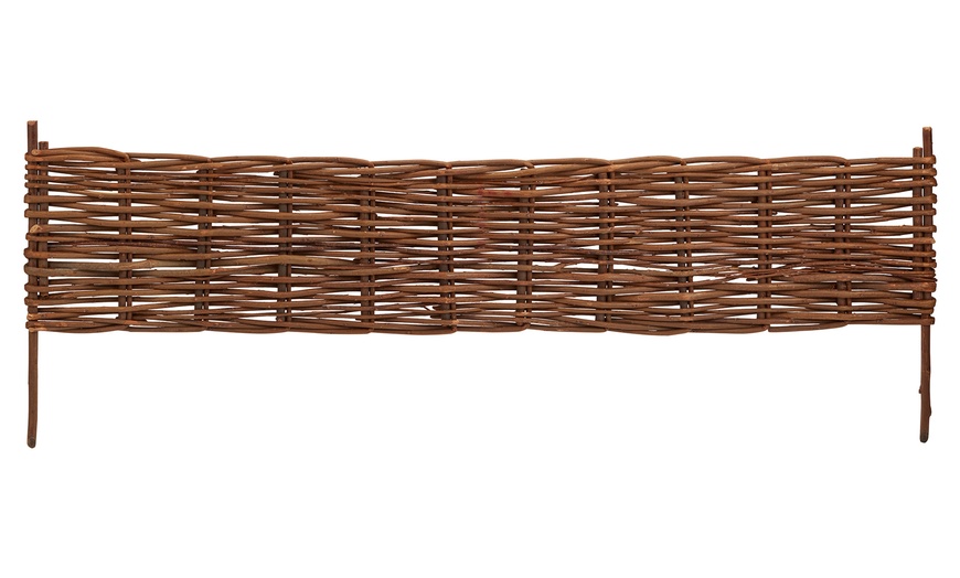 Image 3: Two- or Four-Pack of Woven Willow Borders