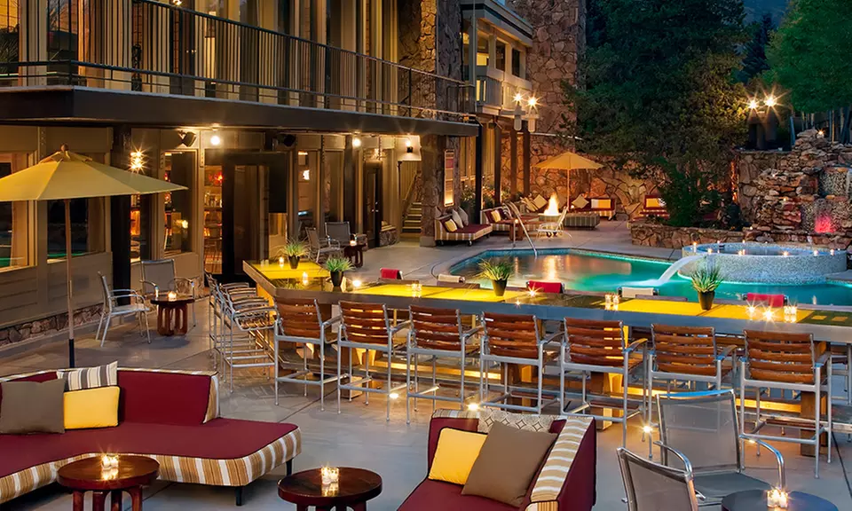 Stay with "Raid the Mini-Bar" Credit and Valet Parking at 4-Star Sky Hotel in Aspen, CO. Dates into April. - Primary Image