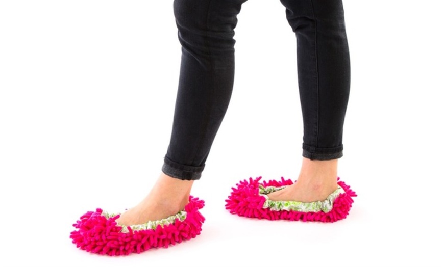 Image 6: Microfibre Mop Slippers