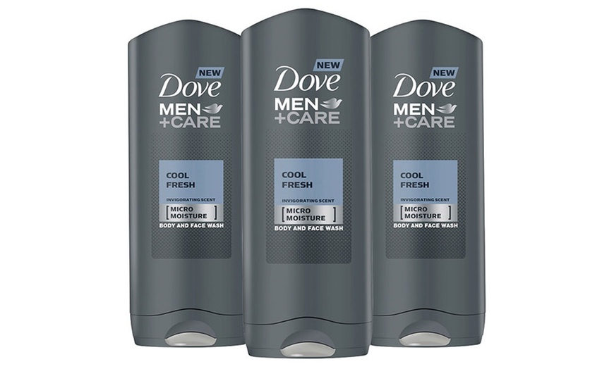 Image 19: Three or Six-Pack of Dove Men Body Washes, 400ml