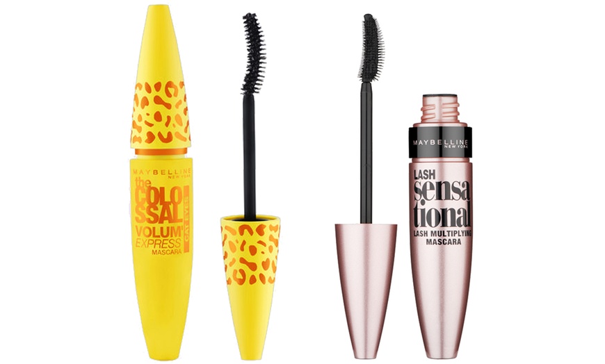 Image 1: Maybelline Two-Piece Mascara Set