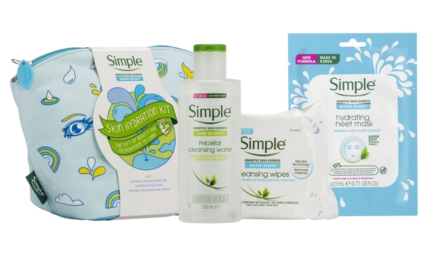 Image 1: Simple Skin Hydration Gift Set